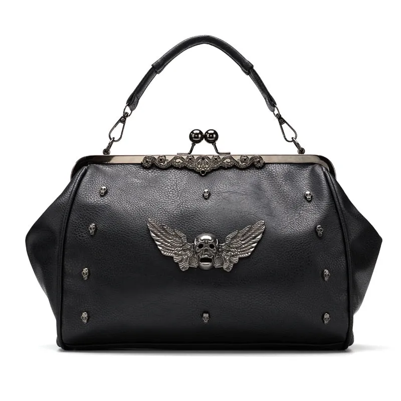 Gothic Luxury Skull Shoulder Bag