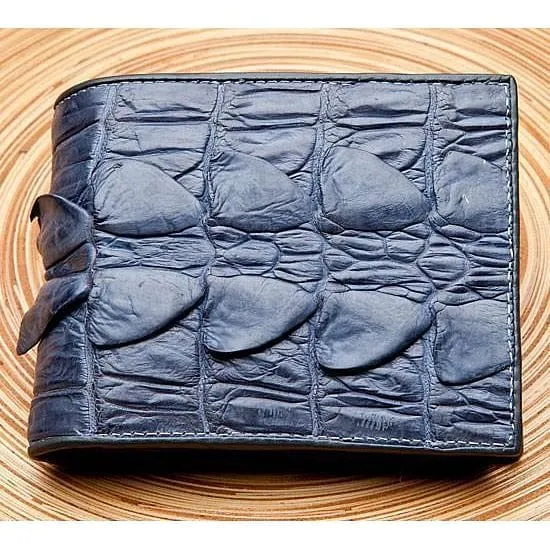 Gray Crocodile Mens Wallets