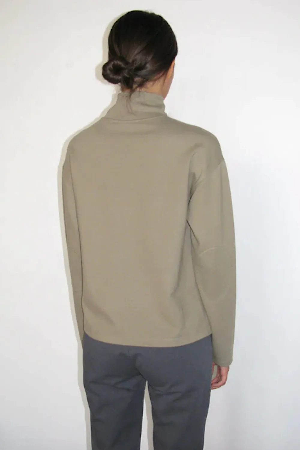 Hugo 1/2 Zip Sweater | Grey Green