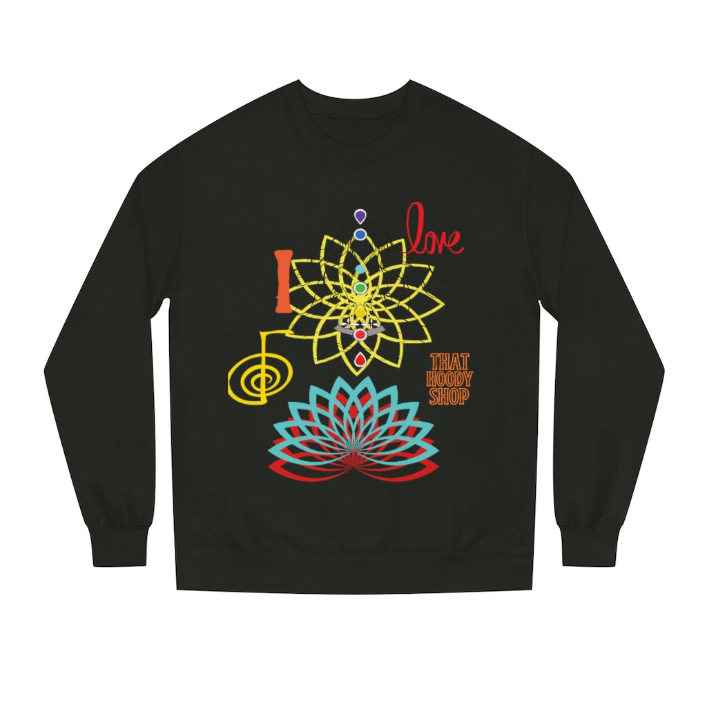 I Love REIKI Unisex Crew Neck Sweatshirt