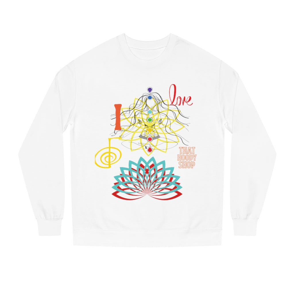 I Love REIKI Unisex Crew Neck Sweatshirt