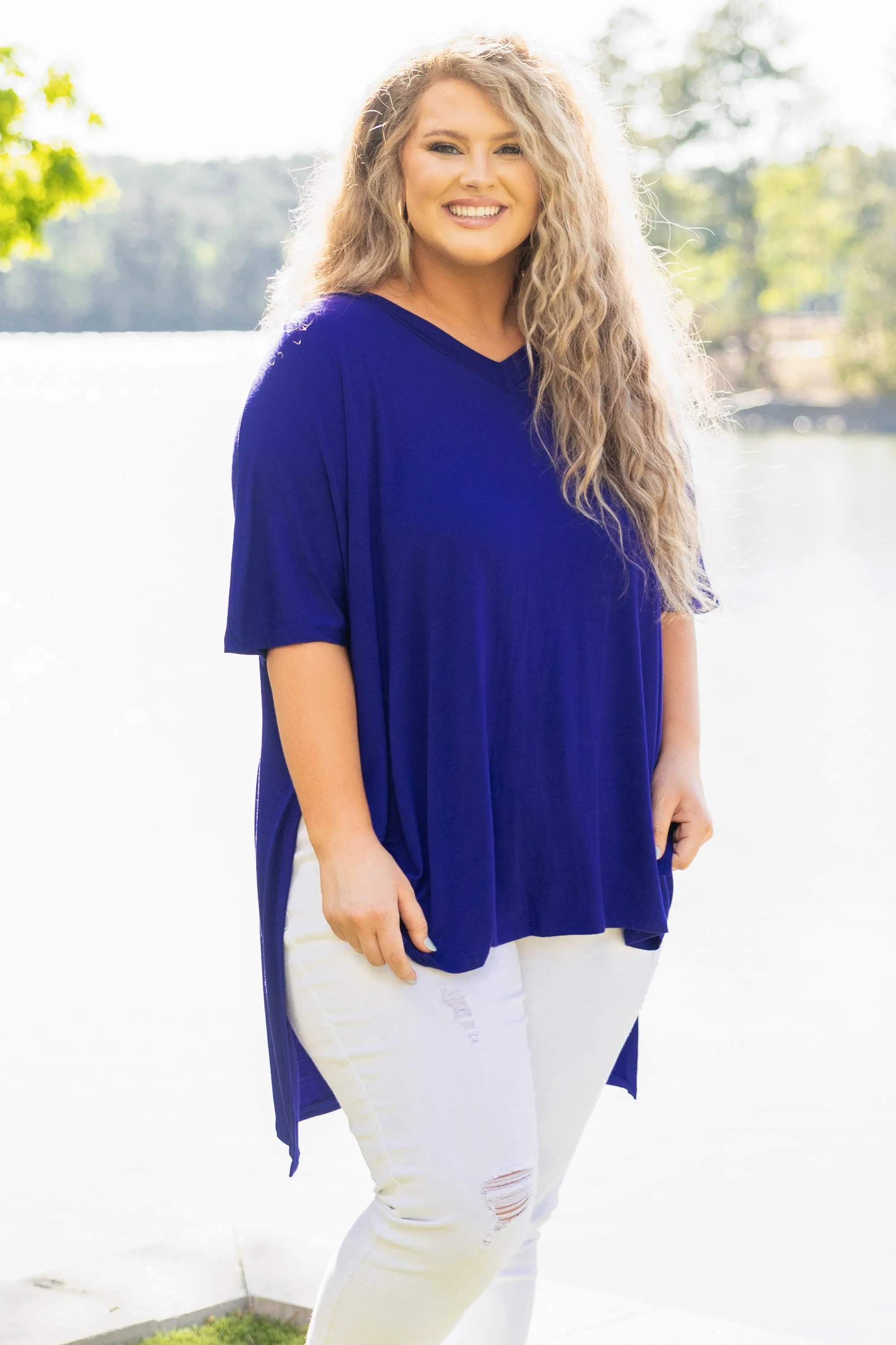 Inner Sweetness Top, Bright Blue