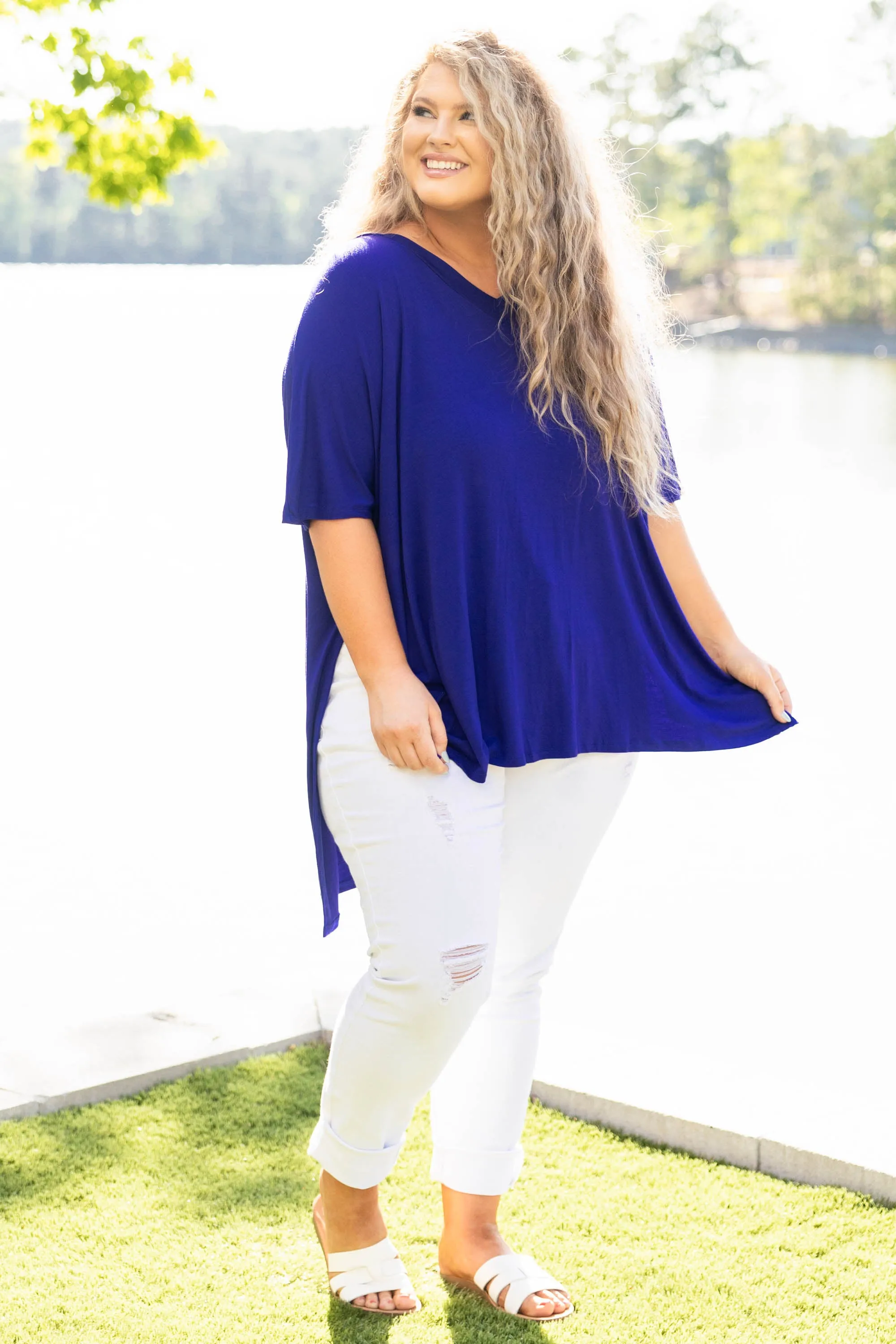 Inner Sweetness Top, Bright Blue