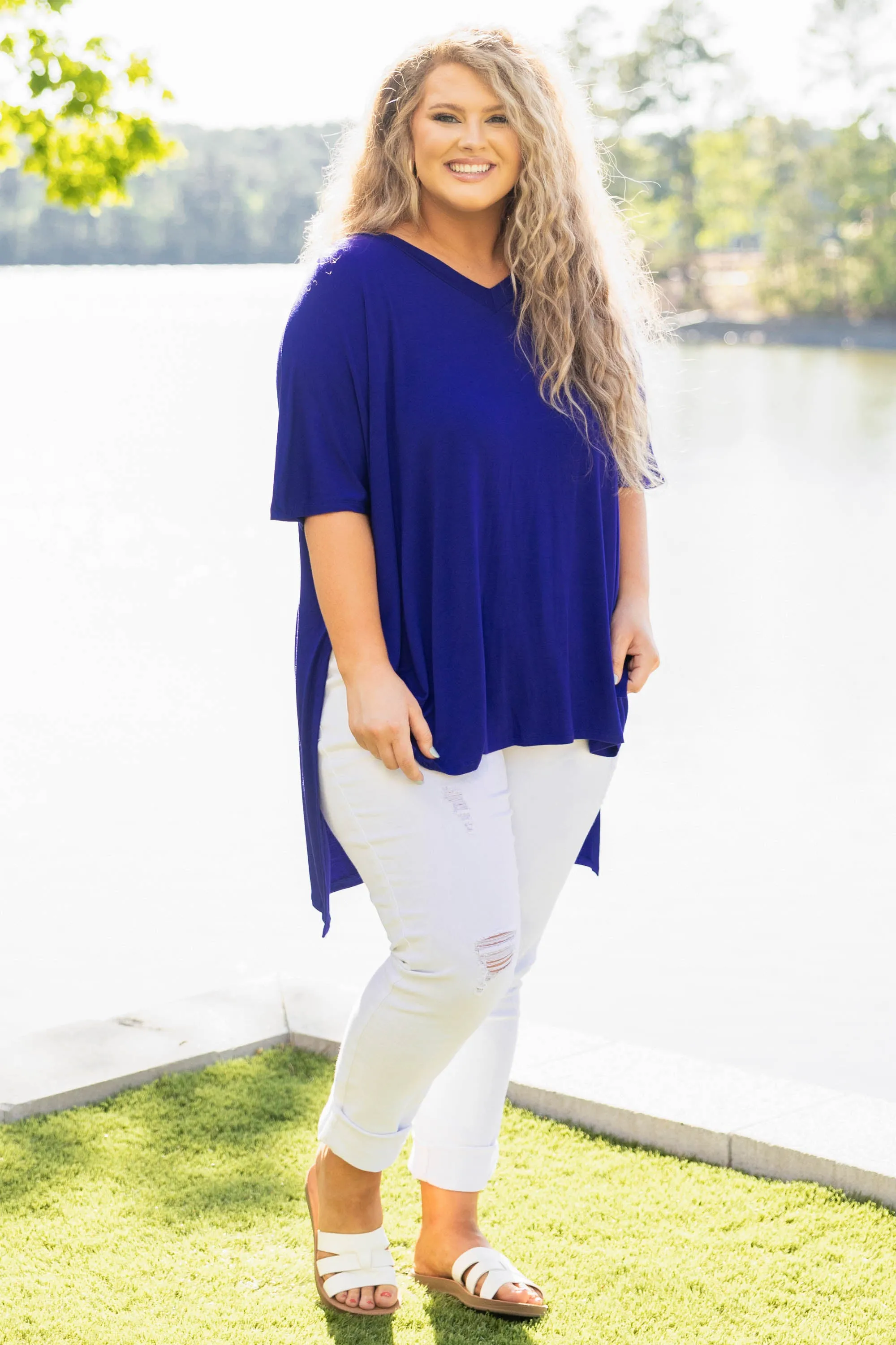 Inner Sweetness Top, Bright Blue