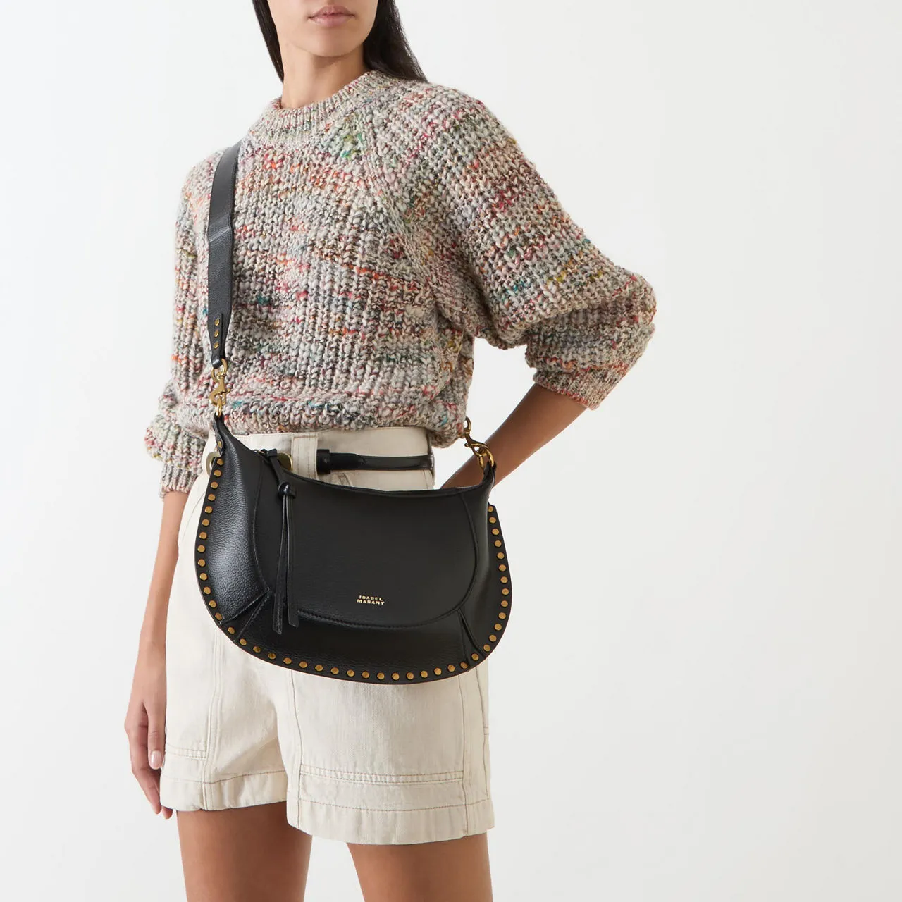 ISABEL MARANT Naoko Crossbody Bag - Black