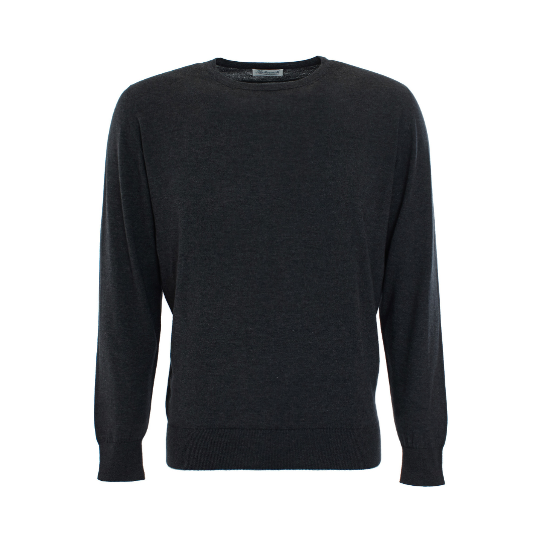 JESSEN CREW PULLOVER CHARCOAL