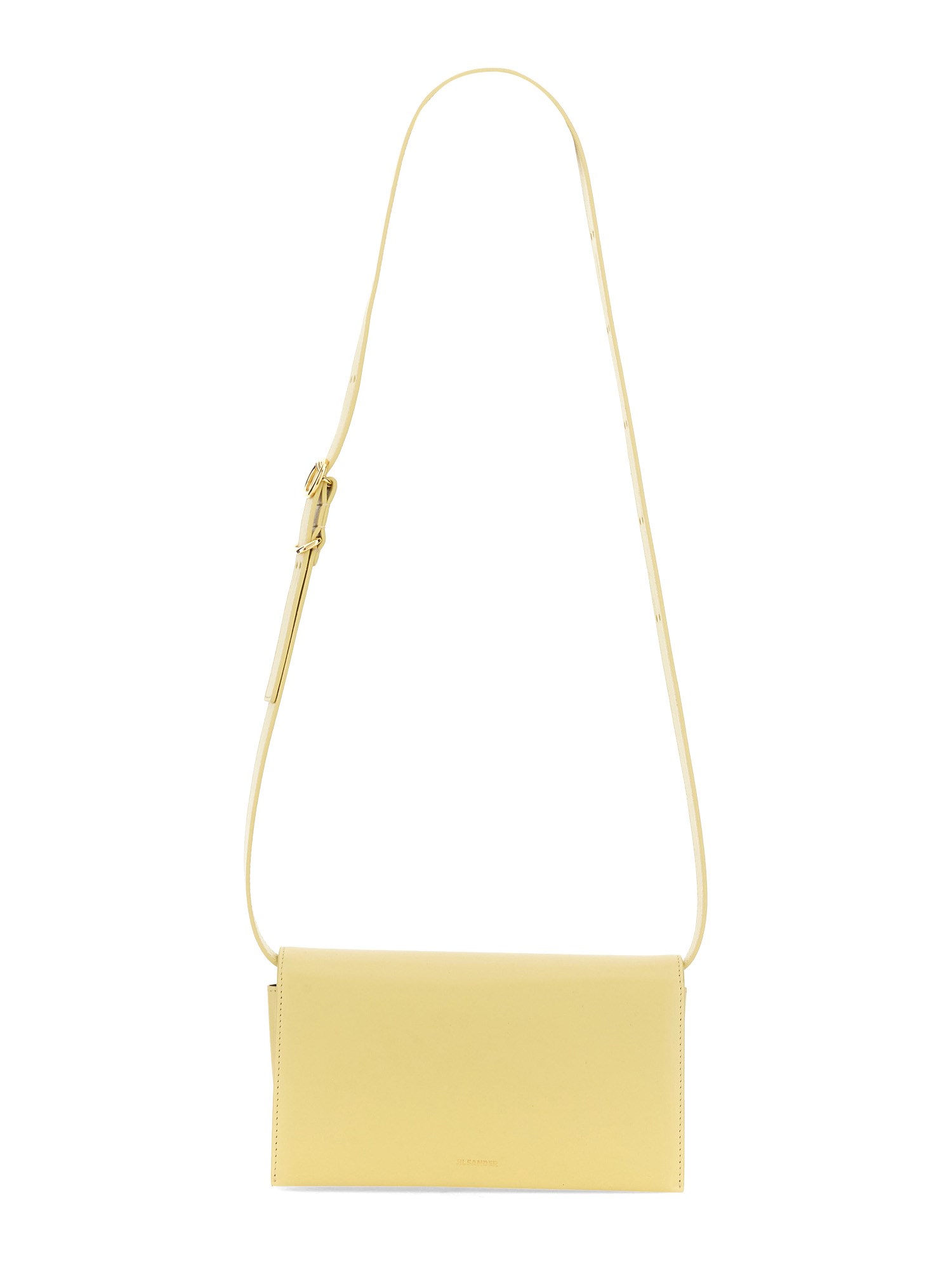 JIL SANDER    LEATHER SHOULDER BAG