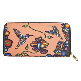 John Rombough Hummingbird Zip-Around Wallet