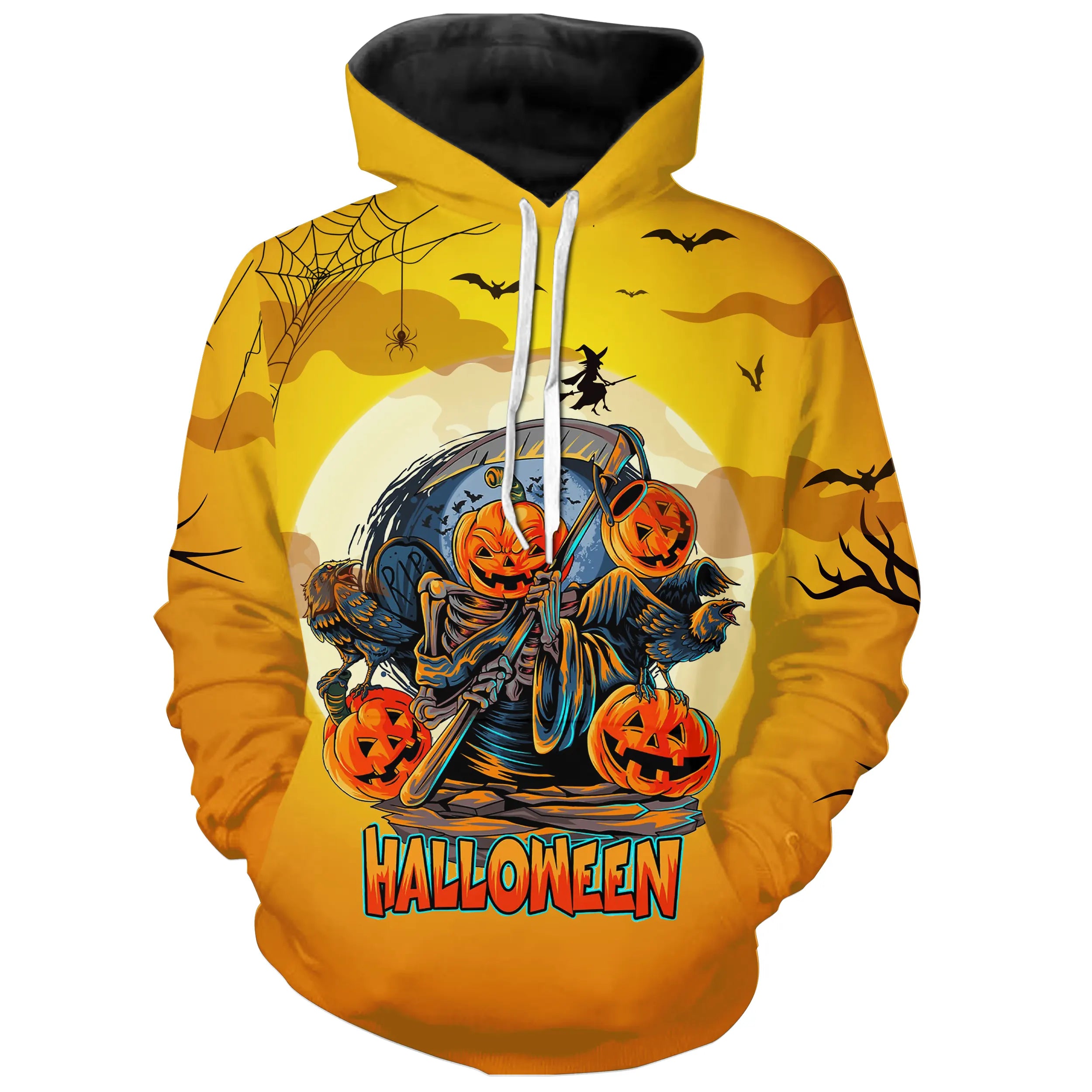 Joyeux Halloween, Citrouille Fantme Halloween, T-shirt 3d Imprimé Partout - CT30092349