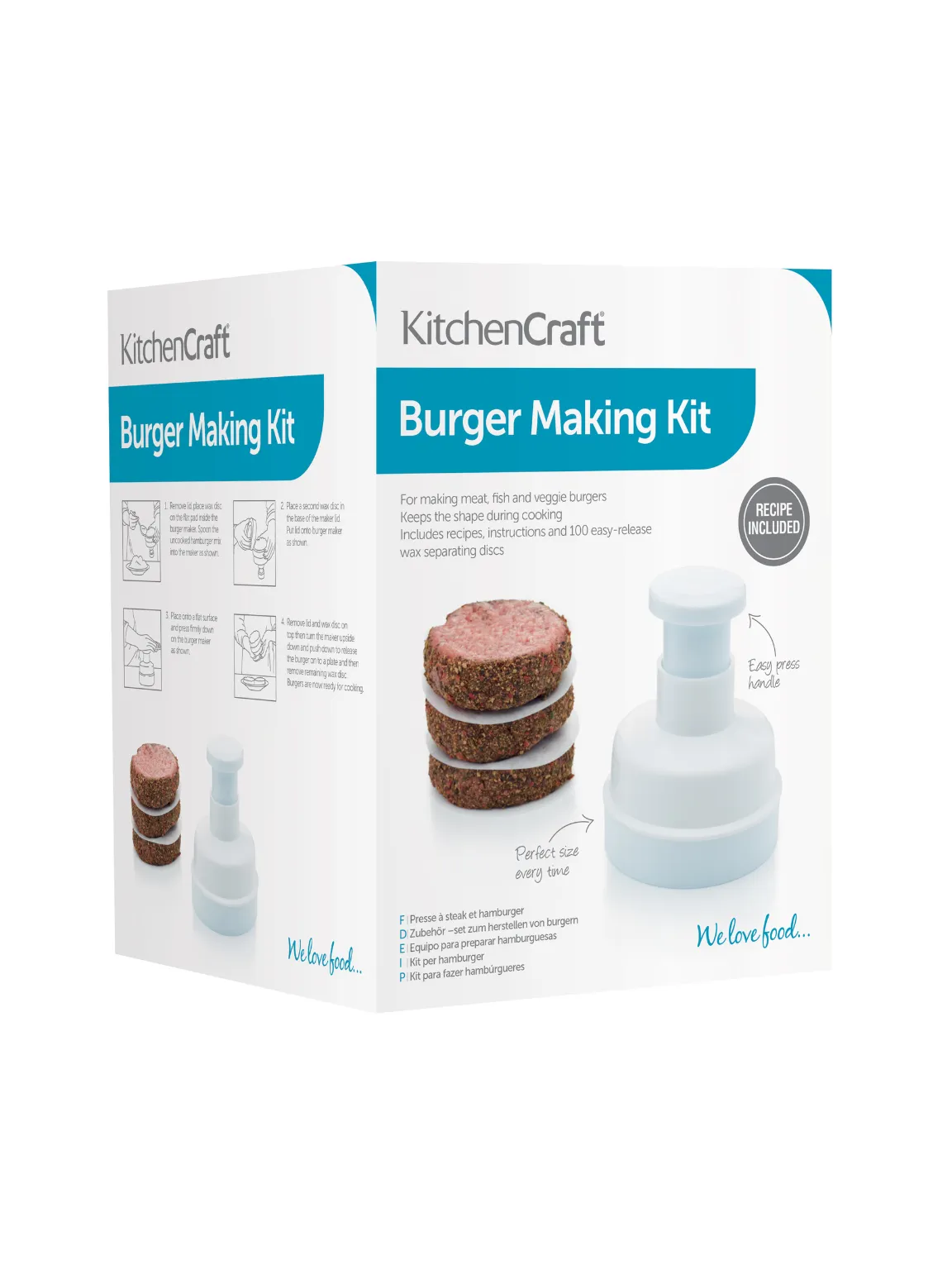 KitchenCraft Hamburger Maker