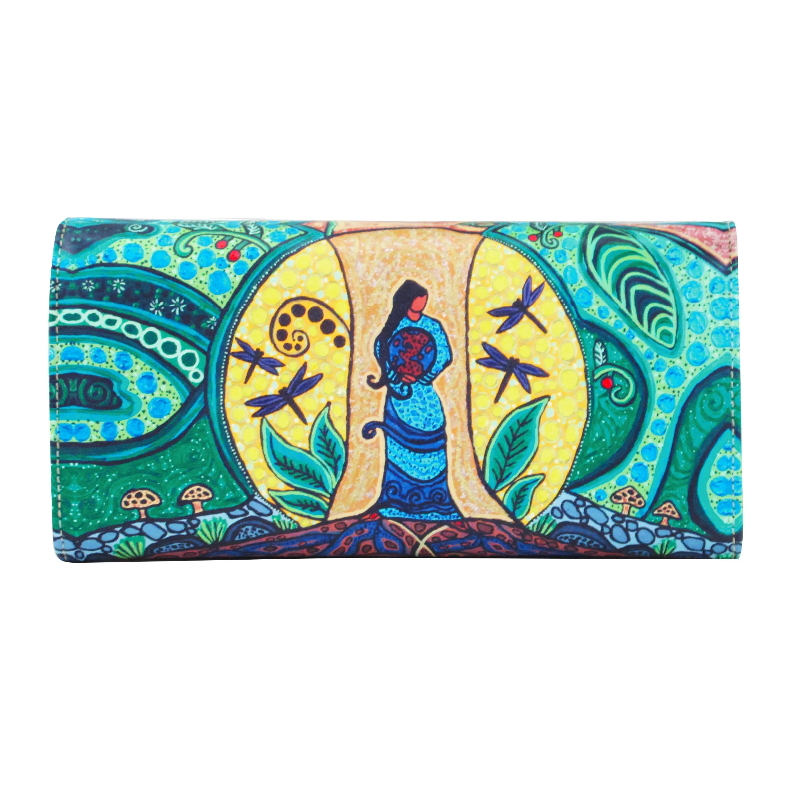 Leah Dorion Strong Earth Woman Wallet