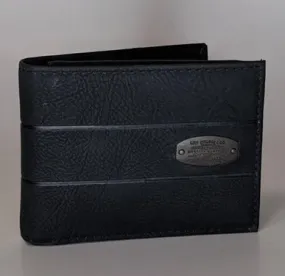 Levi's Wallet RFID Identity Theft Protection Coated Leather Trifold 31LP220052 - Black