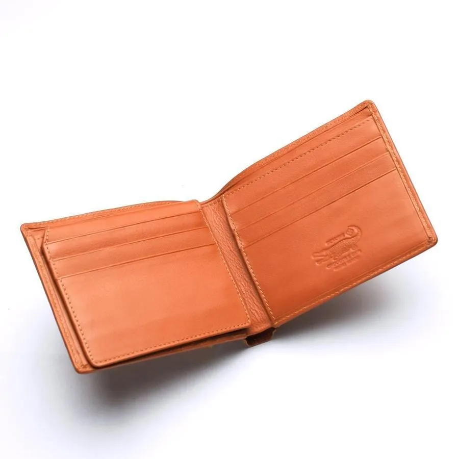 Light Brown Real Crocodile Stomach Skin Trifold Wallets