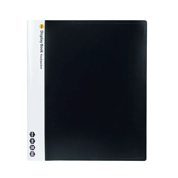 Marbig Display Book 40 Pocket A4 Black 10 Pack