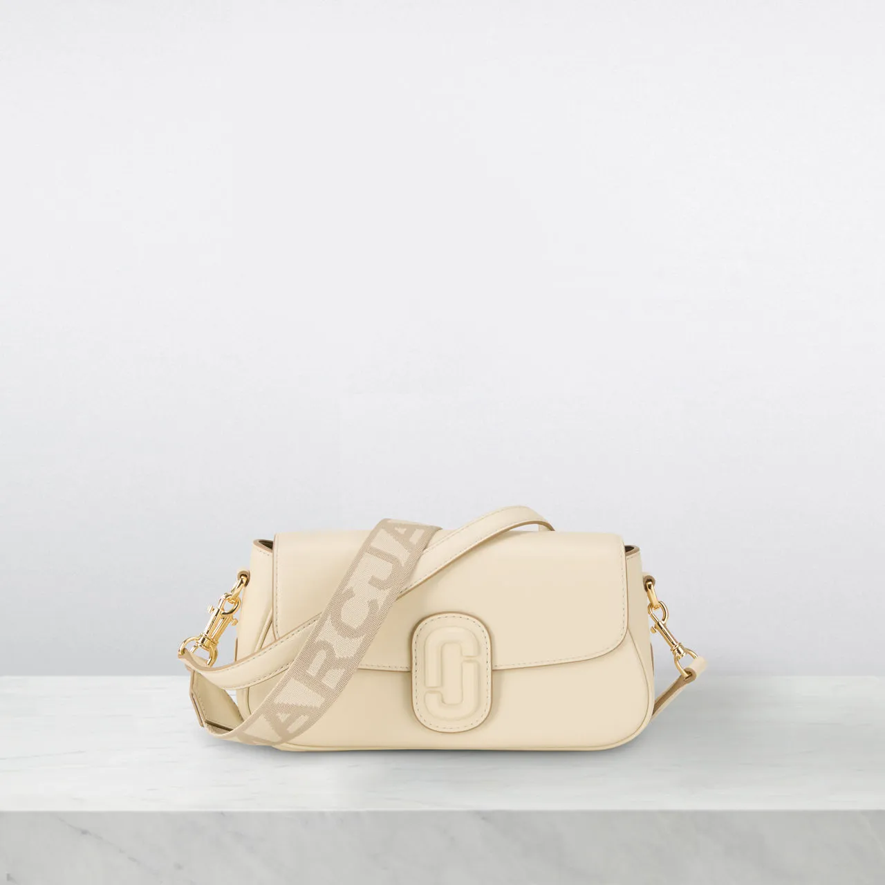 MARC JACOBS The Large Clover Shoulder Bag - Cloud White