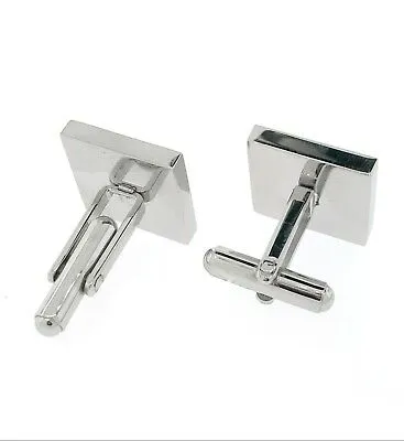 men's stainless steel cufflinks with mother of pearl onyx design handmade