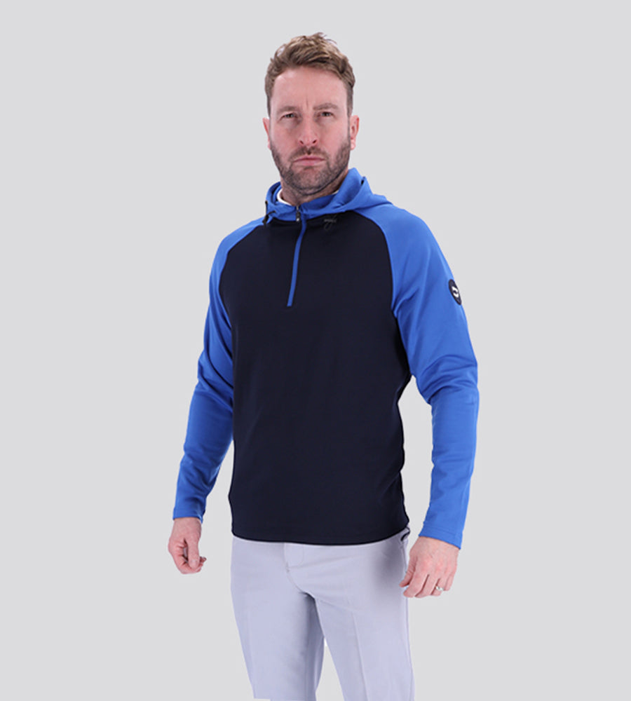 MEN'S TWO TONE HOODIE - NAVY BLUE