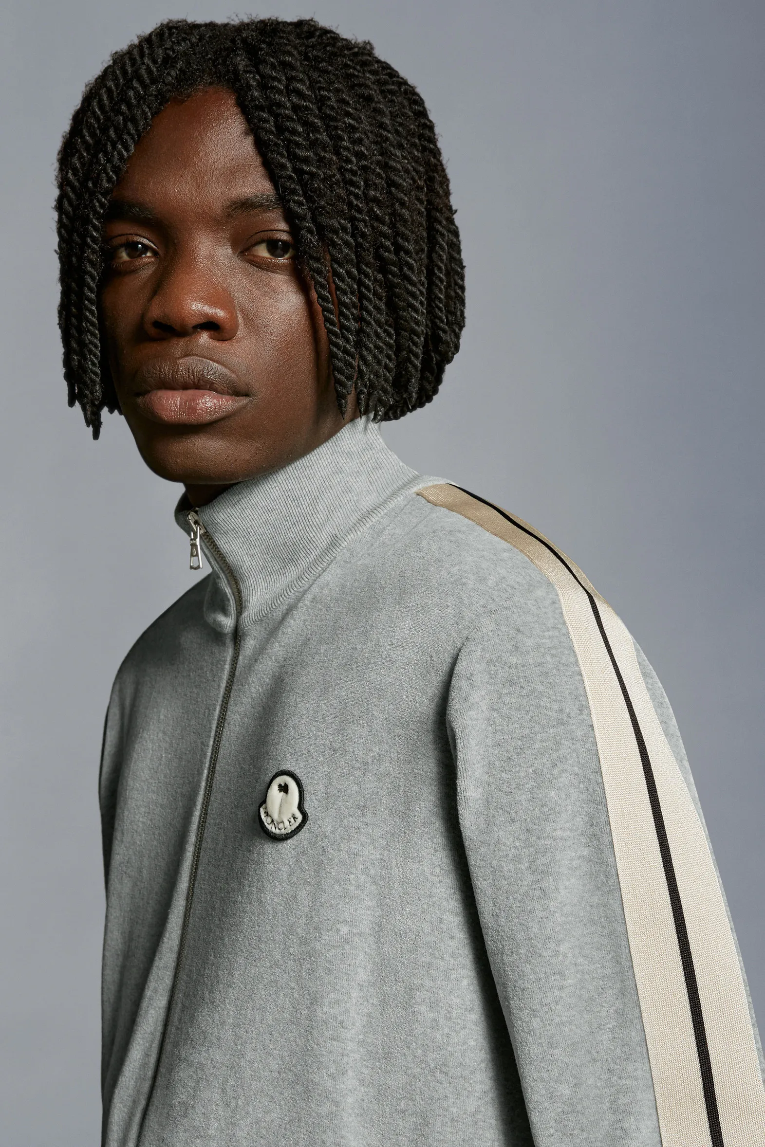 MONCLER  |Chenille Zip-Up Sweatshirt