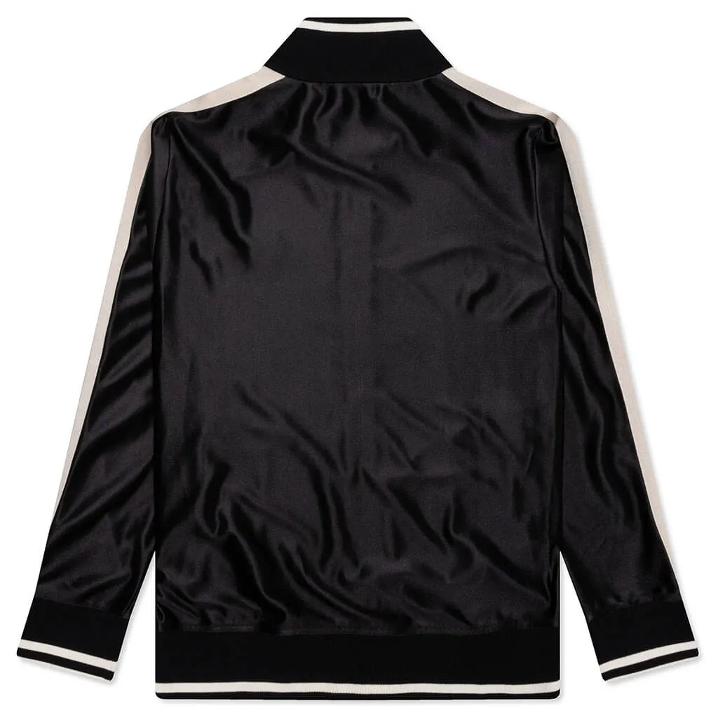 Moncler Genius x Palm Angels Shiny Zip-Up Sweatshirt - Black