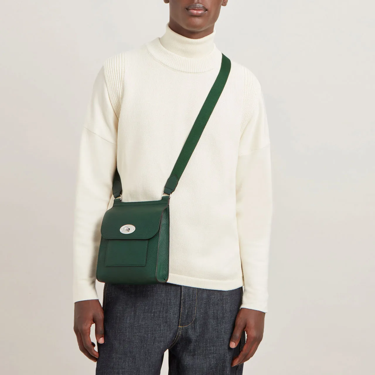 MULBERRY Antony Small Messenger Bag - Mulberry Green