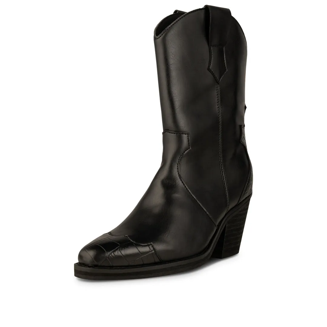 Nancy Western Boot Black