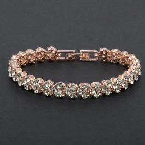 New Roman Style Wristband Crystal Luxury Bracelets Women's Jewel Gifts