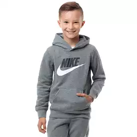 NIKE JUNIOR CLUB GREY HOODIE