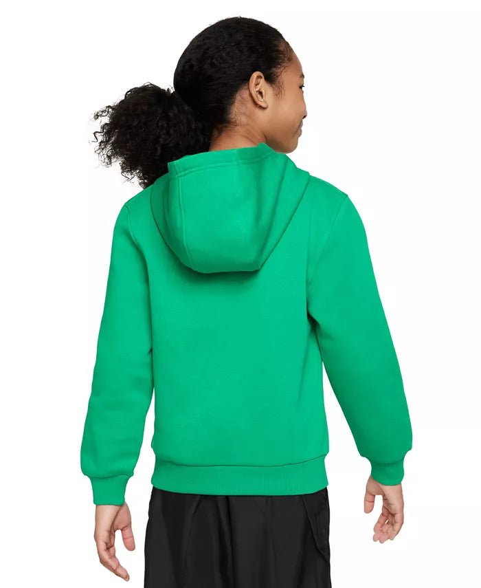 NIKE JUNIOR CLUB HBR GREEN HOODIE