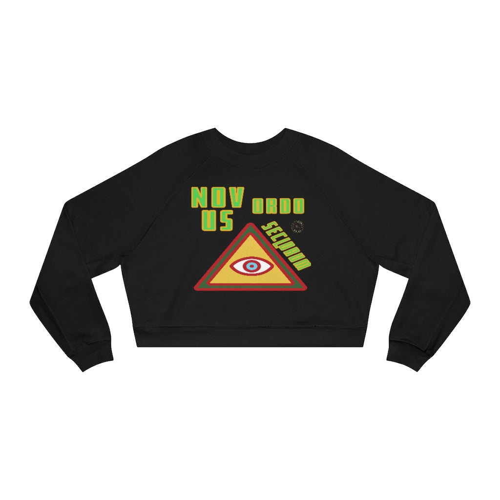 Novus Ordo Seclorum Cropped Fleece Pullover