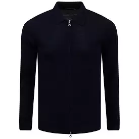 Nyle Merino Zip Cardigan JL Navy - SS23