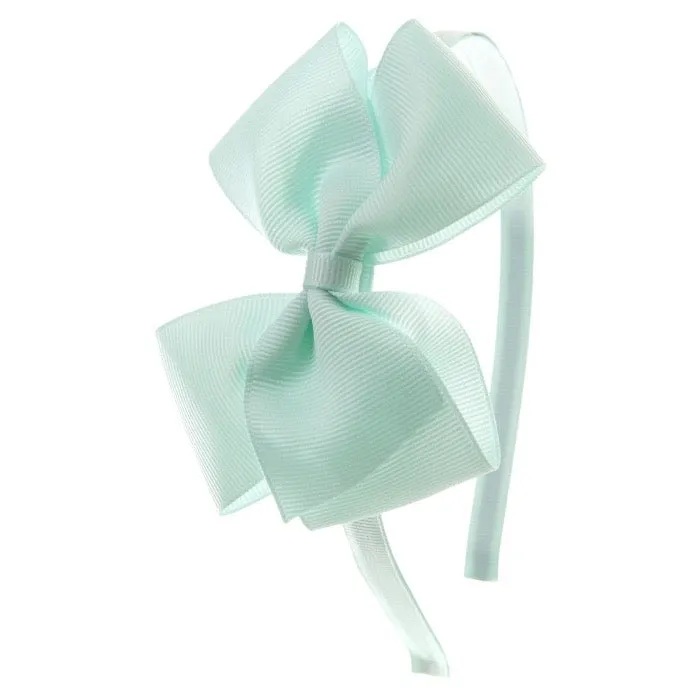 Olilia Hard Hairband Medium London Bow Crystalline