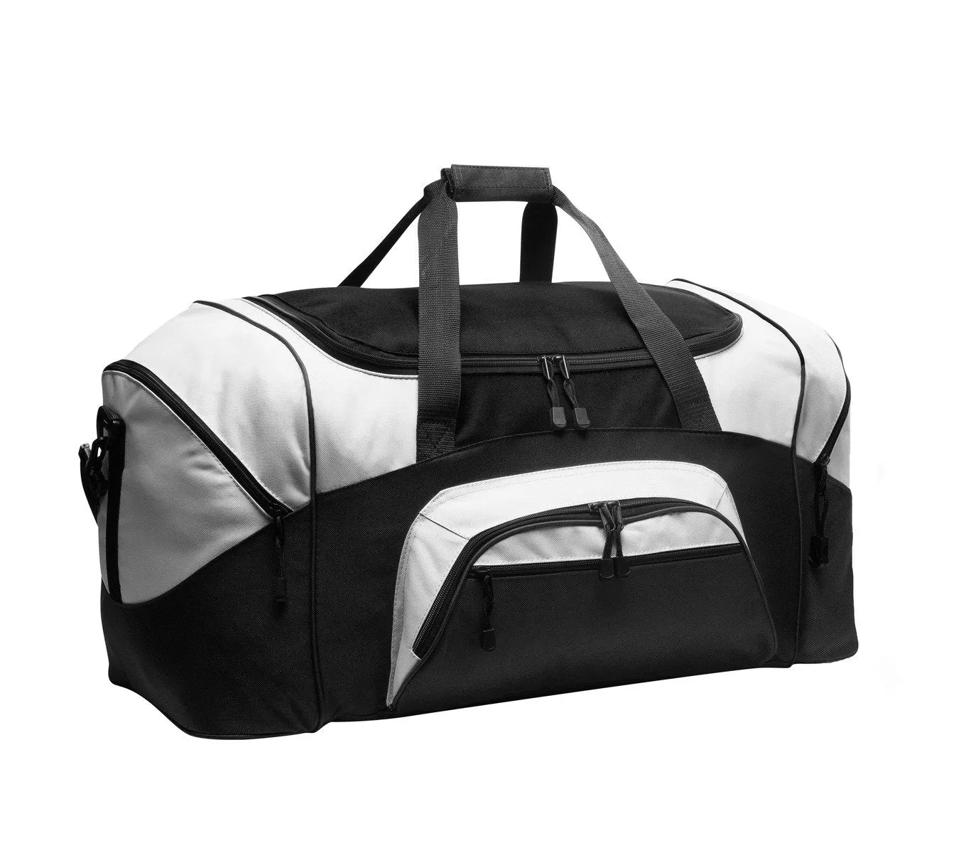 Port Authority - Standard Colorblock Sport Duffel BG99 Black/Grey