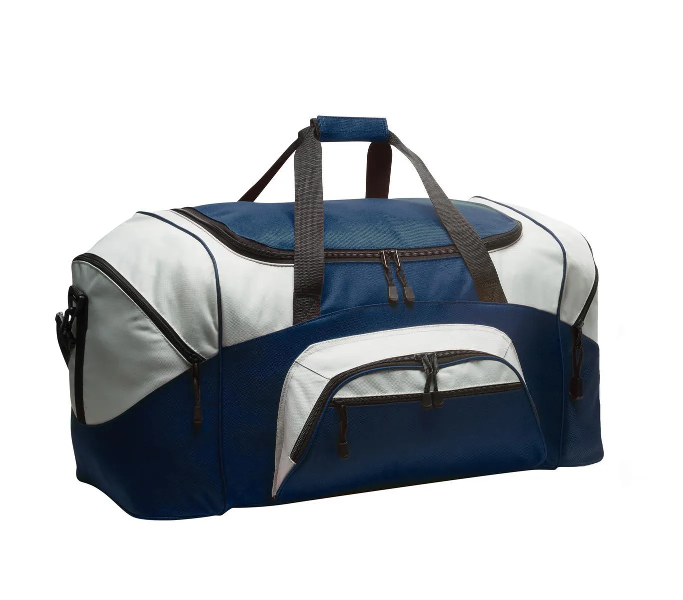 Port Authority - Standard Colorblock Sport Duffel BG99 Navy/Grey