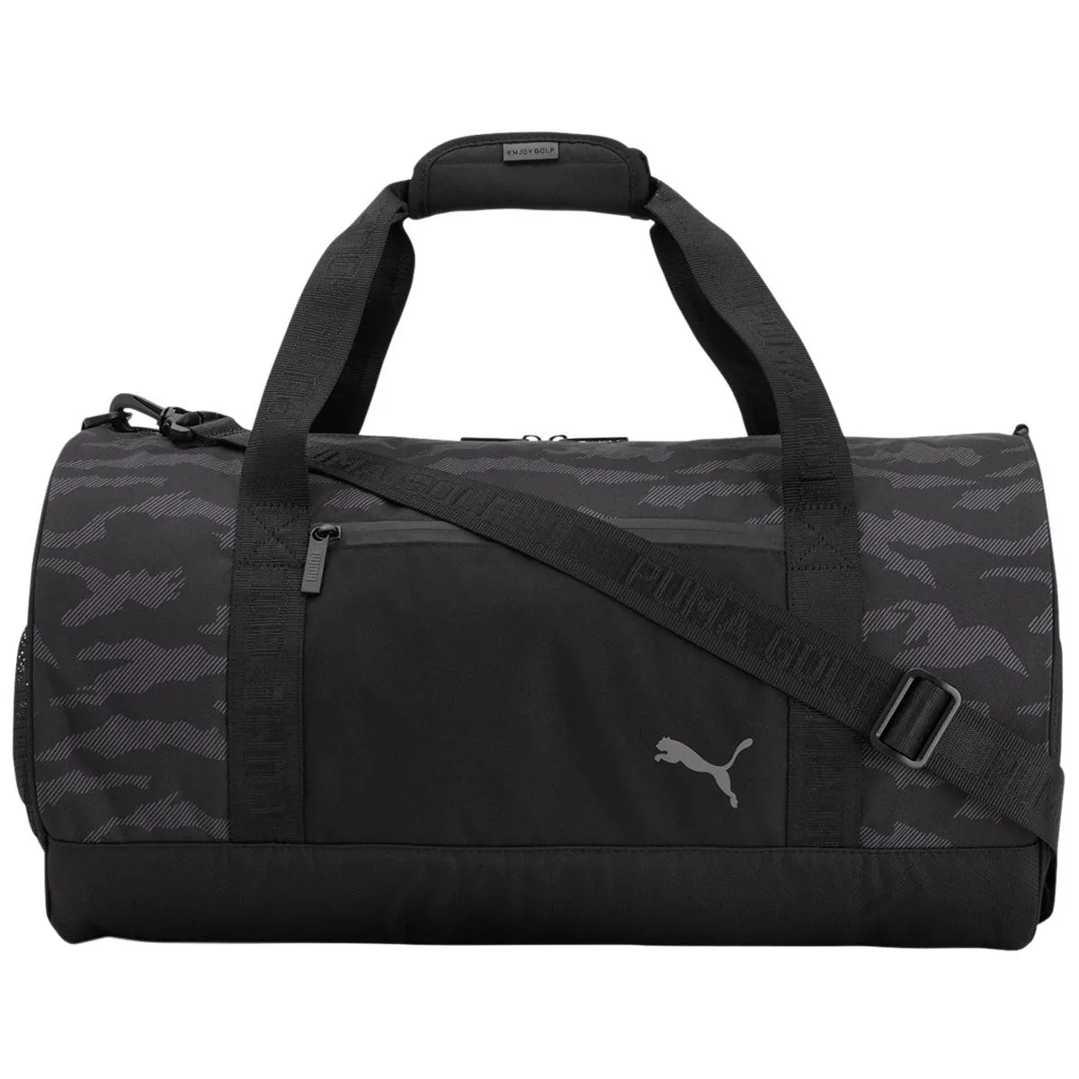 Puma Golf Puma Black Camo Barrel Duffel