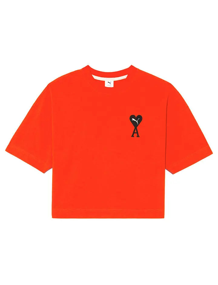 Puma X Ami Graphic Tee Orange.Com