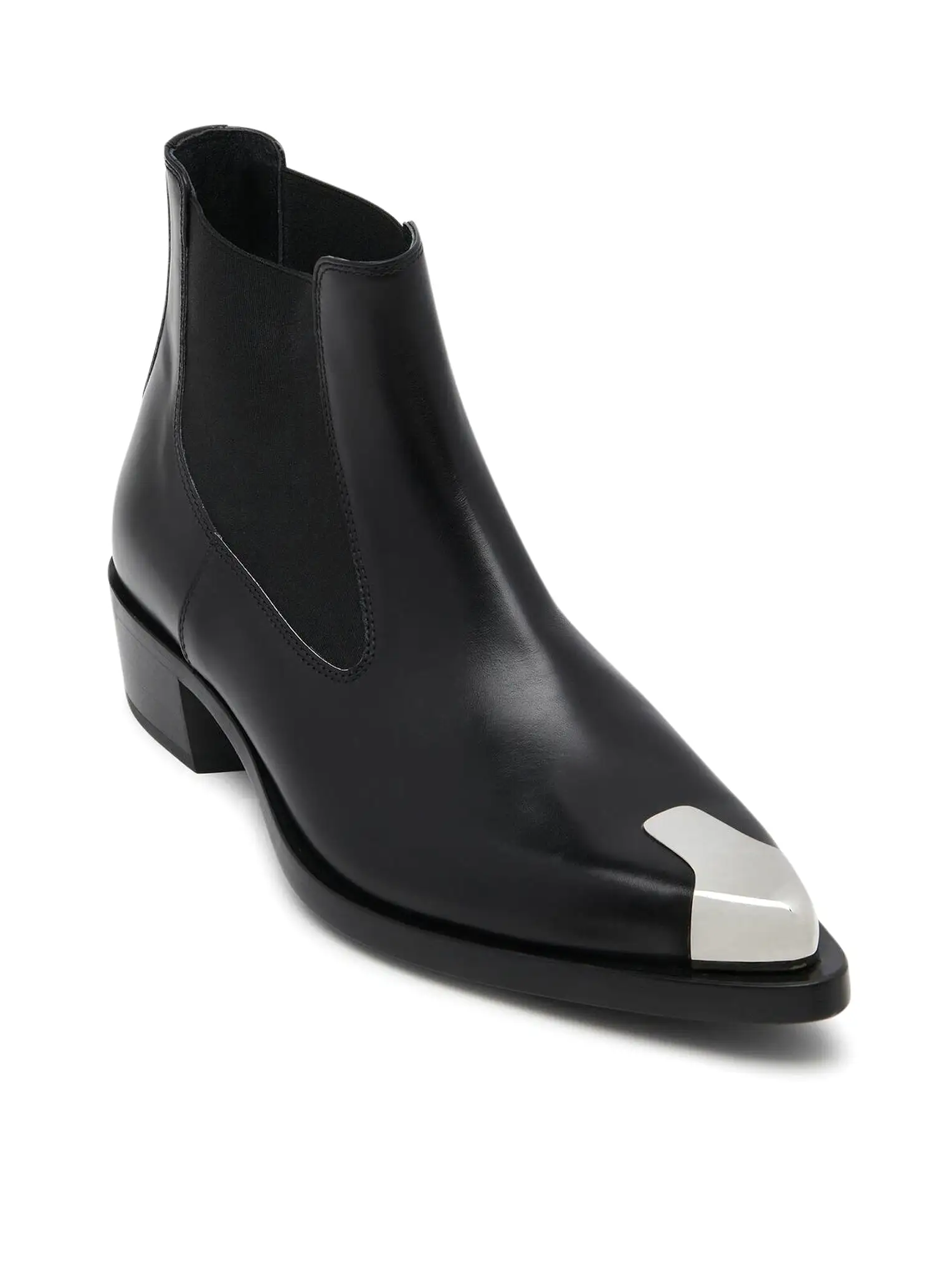 Punk Chelsea Boots for Men in Black