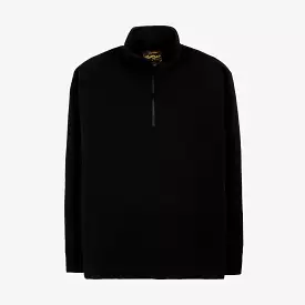 Quarter Zip Mens Pullover (Black)