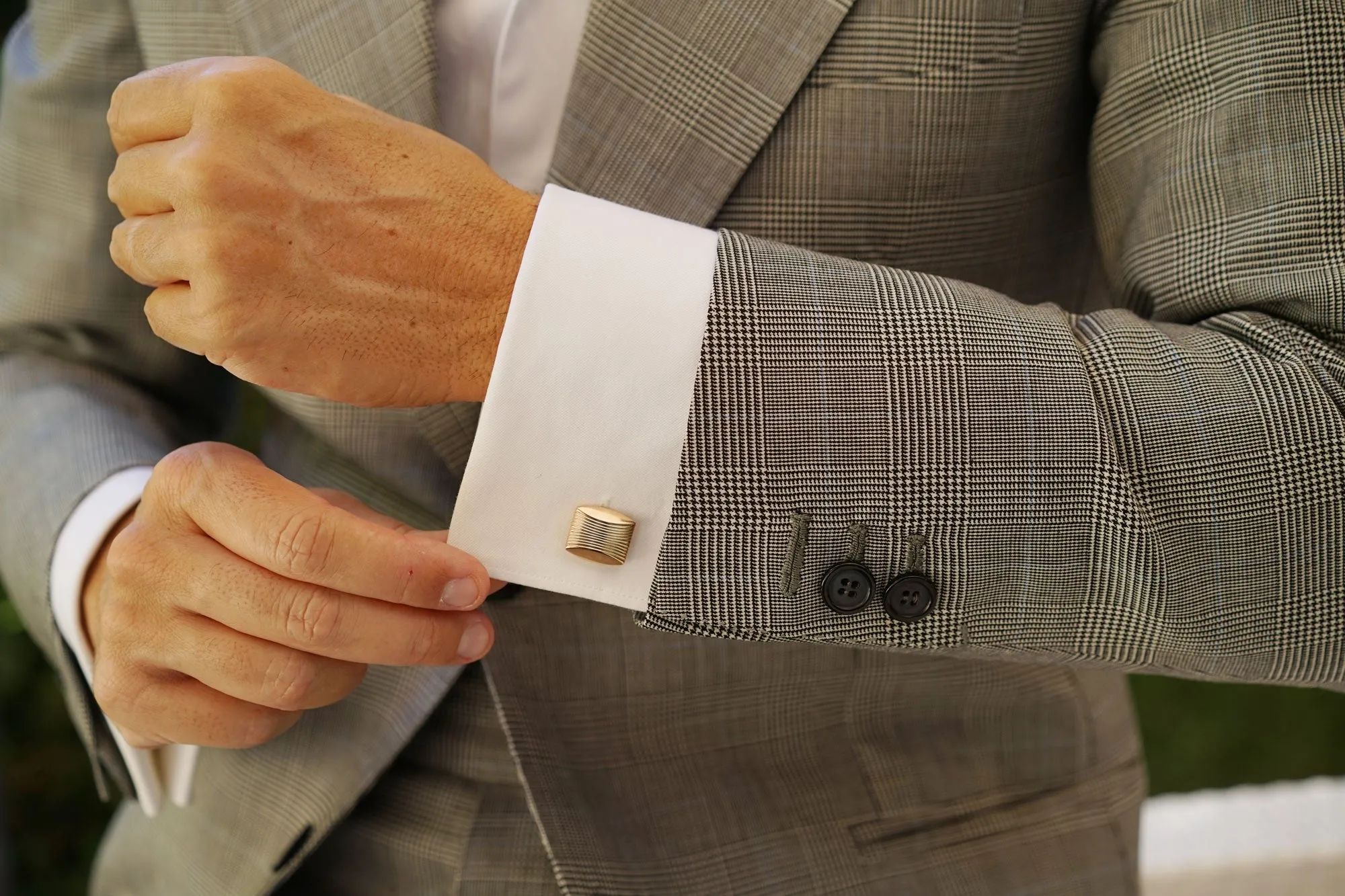 Queen Victoria Rose Gold Cufflinks