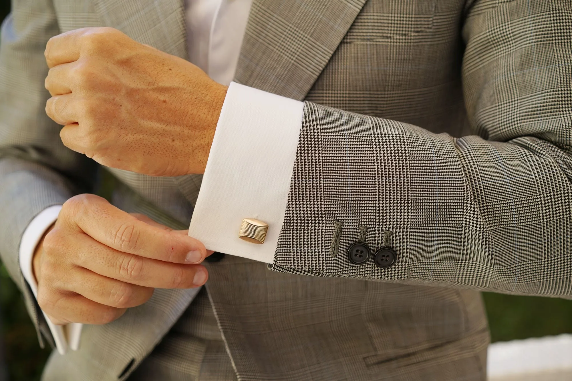 Queen Victoria Rose Gold Cufflinks