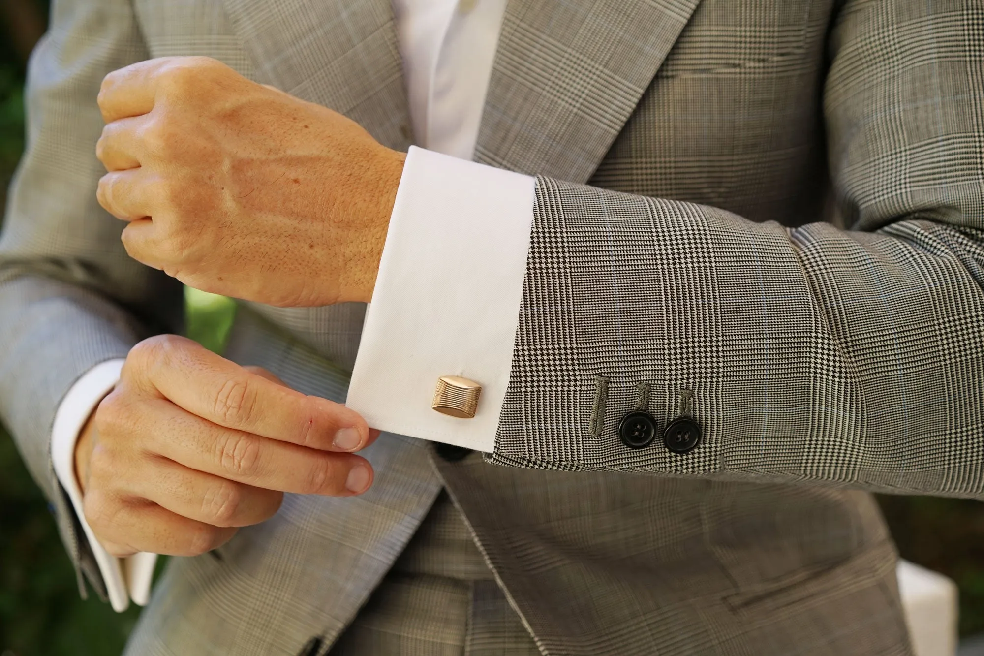 Queen Victoria Rose Gold Cufflinks