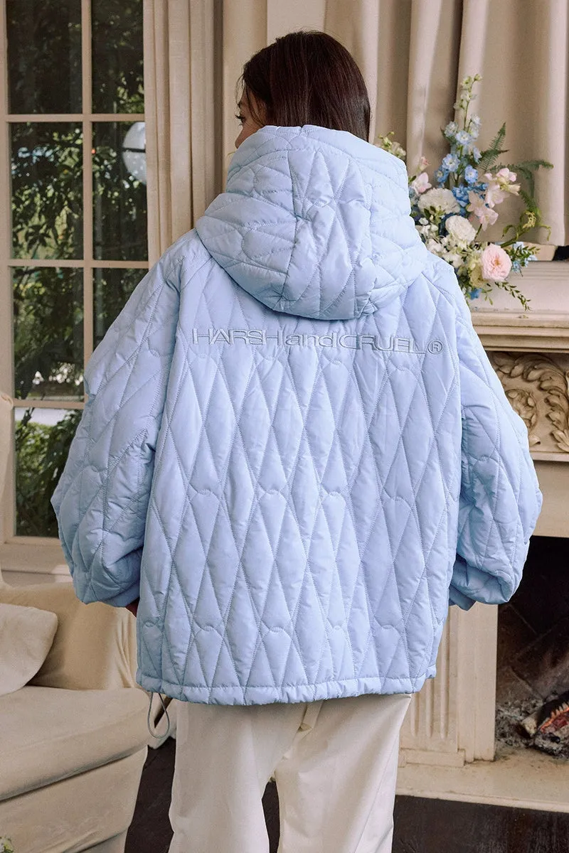 Quilted Textured Cleanfit Puffer Jacket