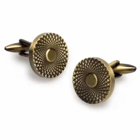 Royale Antique Brass Cufflinks