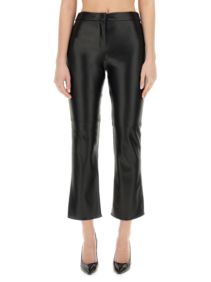 S MAX MARA    FAUX LEATHER SUBLIME PANTS