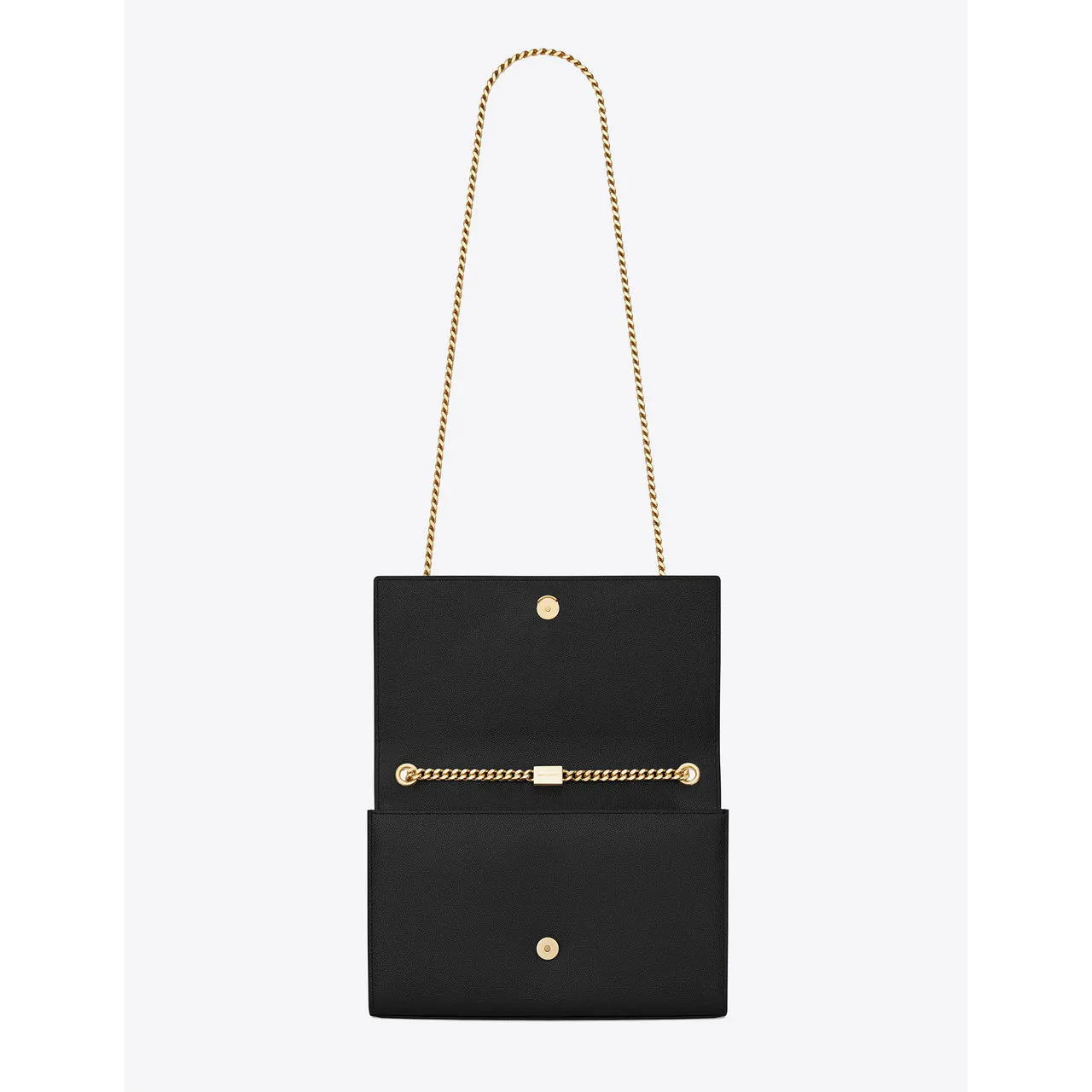 SAINT LAURENT Kate Medium Leather Shoulder Bag - BLACK