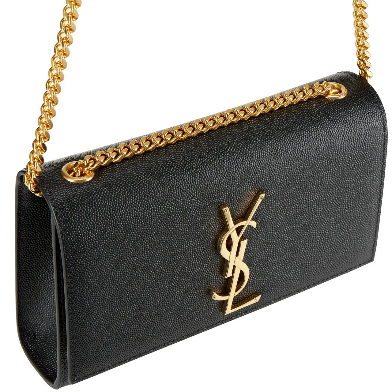 SAINT LAURENT Kate Small Leather Shoulder Bag - BLACK