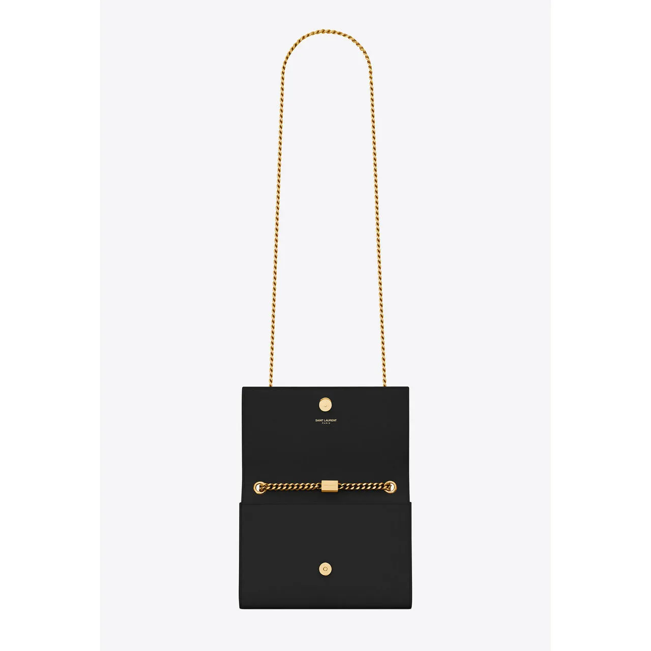 SAINT LAURENT Kate Small Leather Shoulder Bag - BLACK