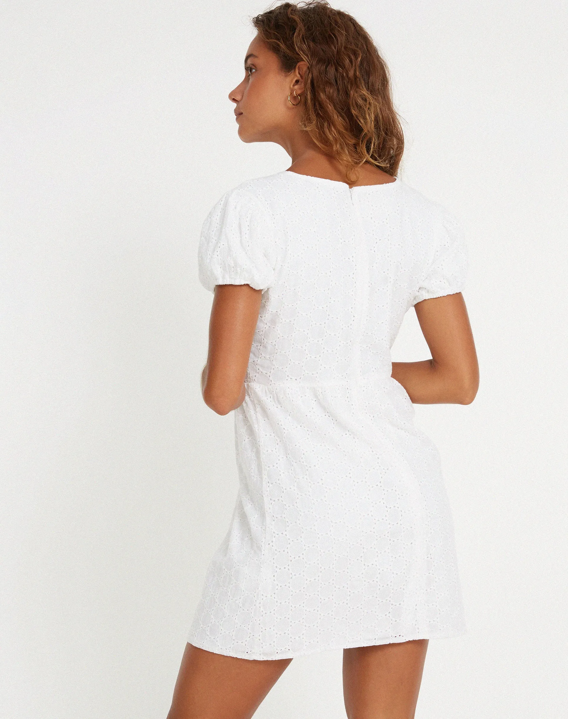 Sandira Mini Dress in White