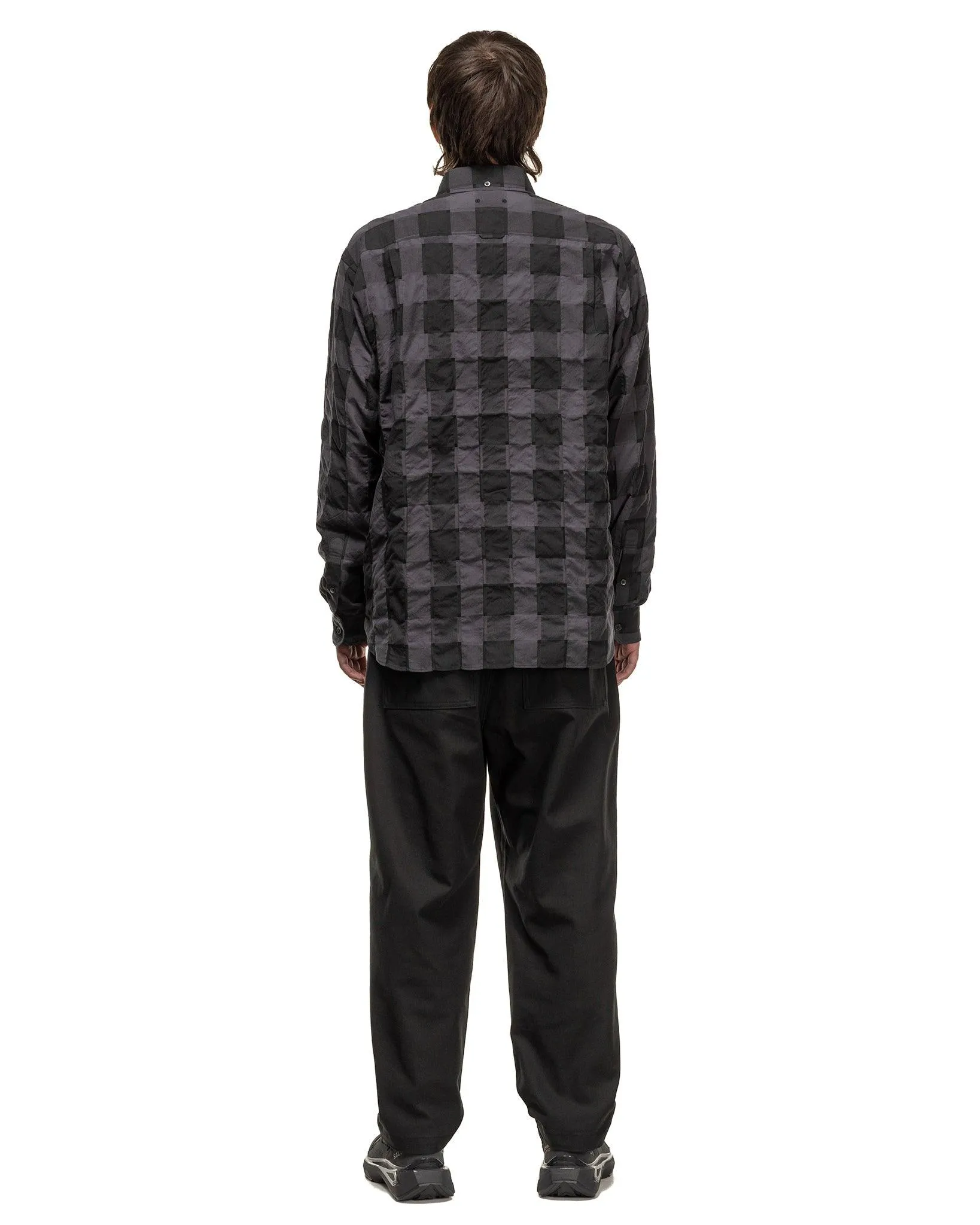 Sheer Check B.D Shirt Black