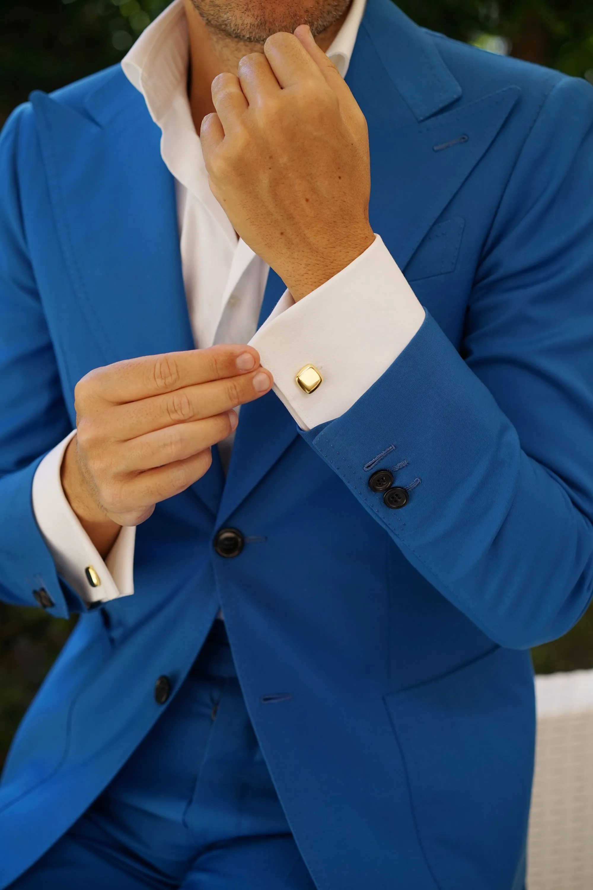 Simmons Gold Cufflinks