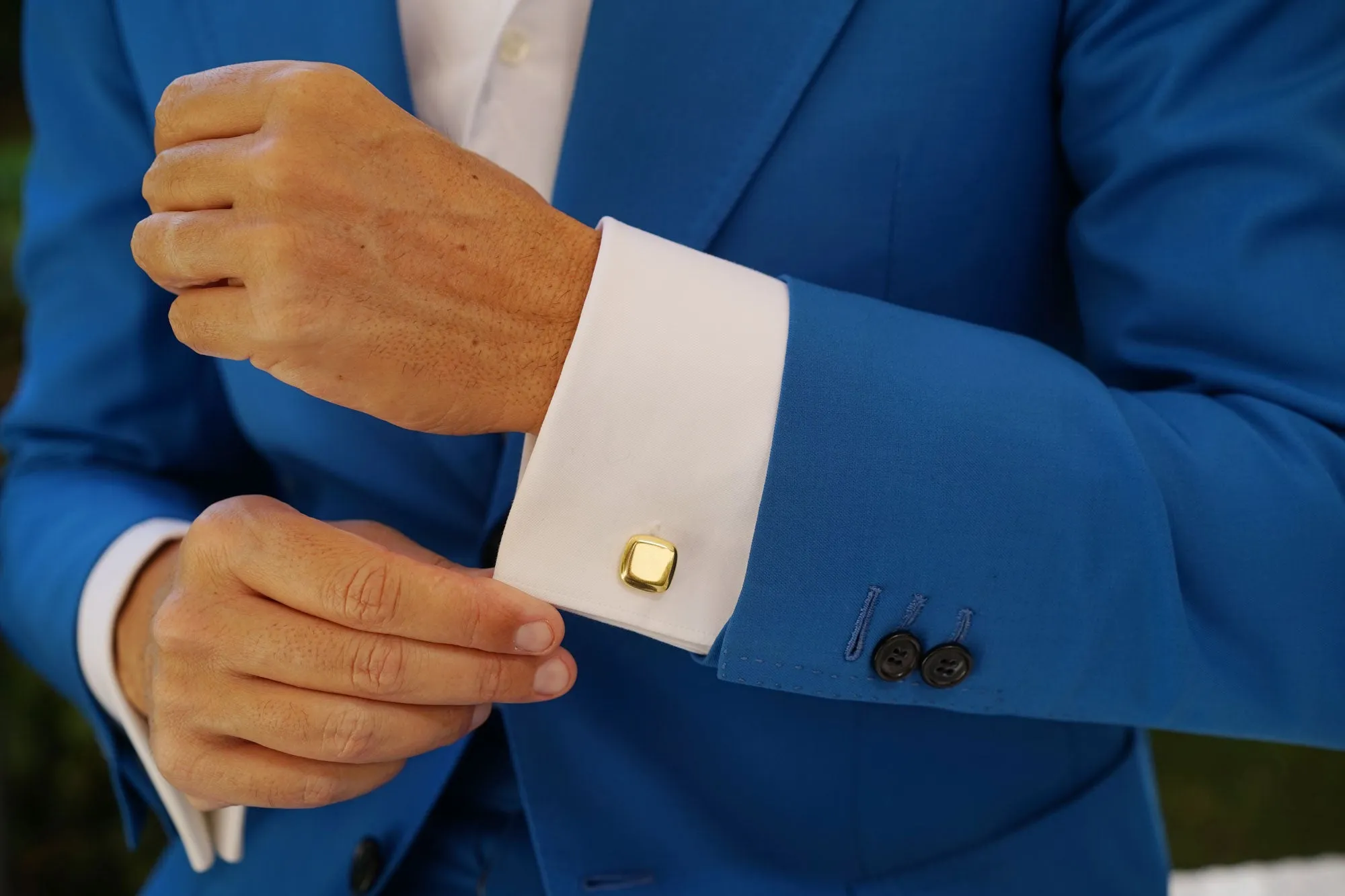 Simmons Gold Cufflinks